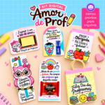 Kit Amor de Prof - Dia dos Professores