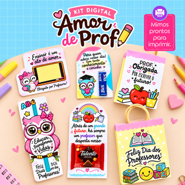 Kit Amor de Prof – Dia dos Professores