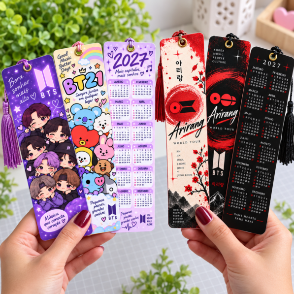 Marca Páginas – BTS Arirang – Calendário 2027