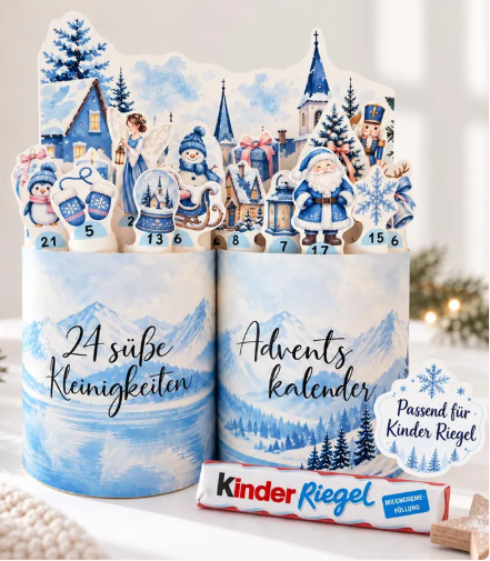 Mini Calendário do Advento Kinder Riegel