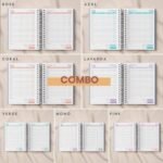 Combo Agendamentos 2027 + Perm. Datado + Perm. Não Datado Col. Vagalume (Amarantto)