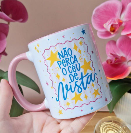 Não perca o céu de vista – Arte Avulsa Caneca