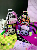 Cestas de Halloween + Papeis (Espanhol)