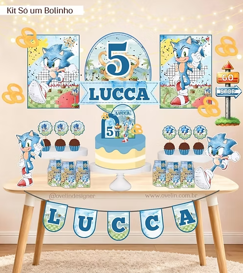 Sonic – Kit Só Um Bolinho