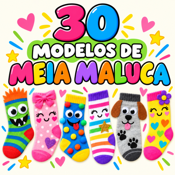 Meia Maluca – 30 Modelos