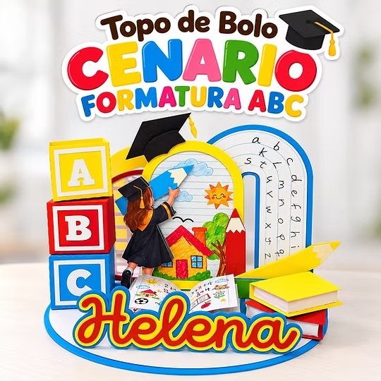Formatura ABC – Topo de Bolo Cenário