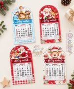 Porta Mini Calendário - Natal