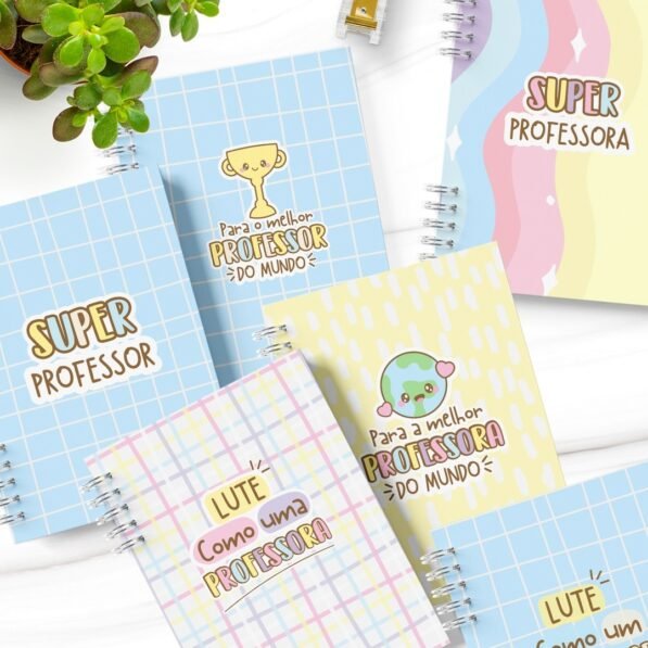 Kit Capas Caneca Botton Professor e Professora (Bicho Papel)