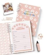 Kit Planner da Professora Permanente Retrô (Bicho Papel)
