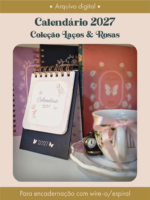 Calendário 2027 - Coleção Laços & Rosas (Perfeito Miolo) - Imagem 2