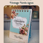 Calendário 2027 - Vintage Verde Água (Perfeito Miolo)
