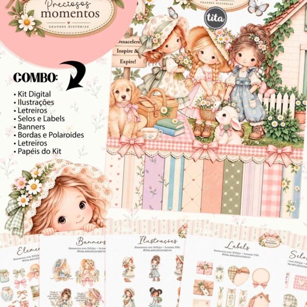 Preciosos Momentos – Combo Ilustrações (Tita)