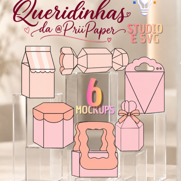 COMBO Caixas Queridinhas – Moldes Limpo