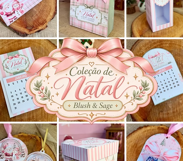 Kit Natal Rosa