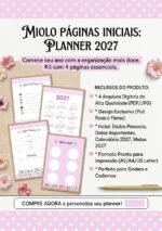Miolo de Agenda Permanente - Imagem 2