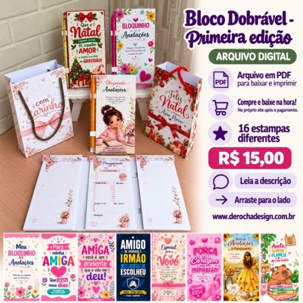 Bloco Dobrável – Primeira edição