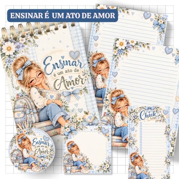 Kit Azul – Ensinar com amor