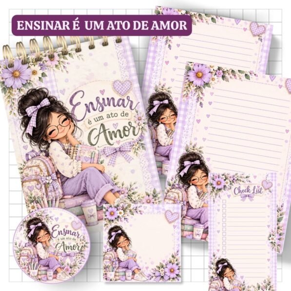 Kit Lilás – Ensinar com amor