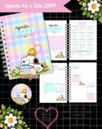 Agenda 2027 A6 e Slim - Snoopy - Imagem 4