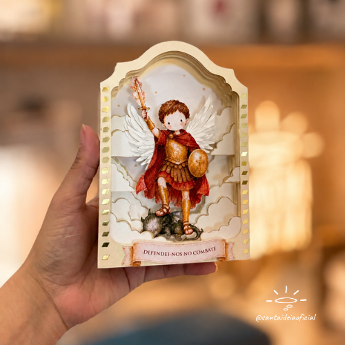 Oratório 3D São Miguel Arcanjo