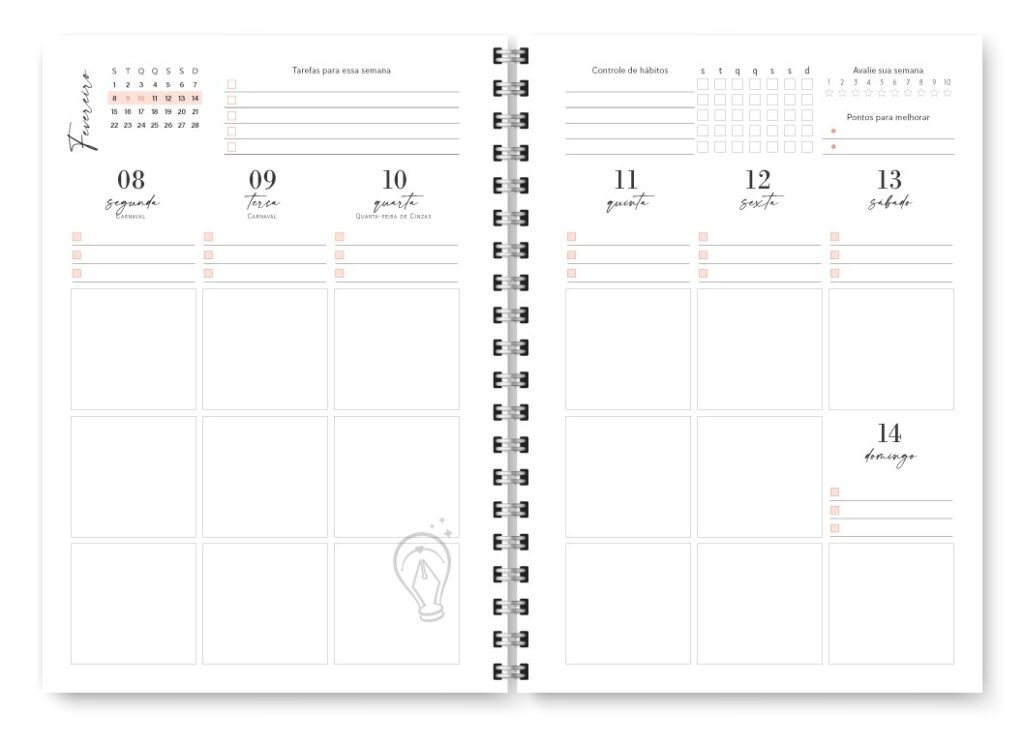 Miolo Planner Joy 2027 (Trilha de Papel) - Imagem 3