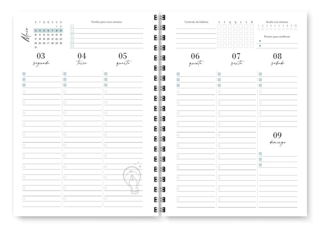 Miolo Planner Joy 2027 (Trilha de Papel) - Imagem 7