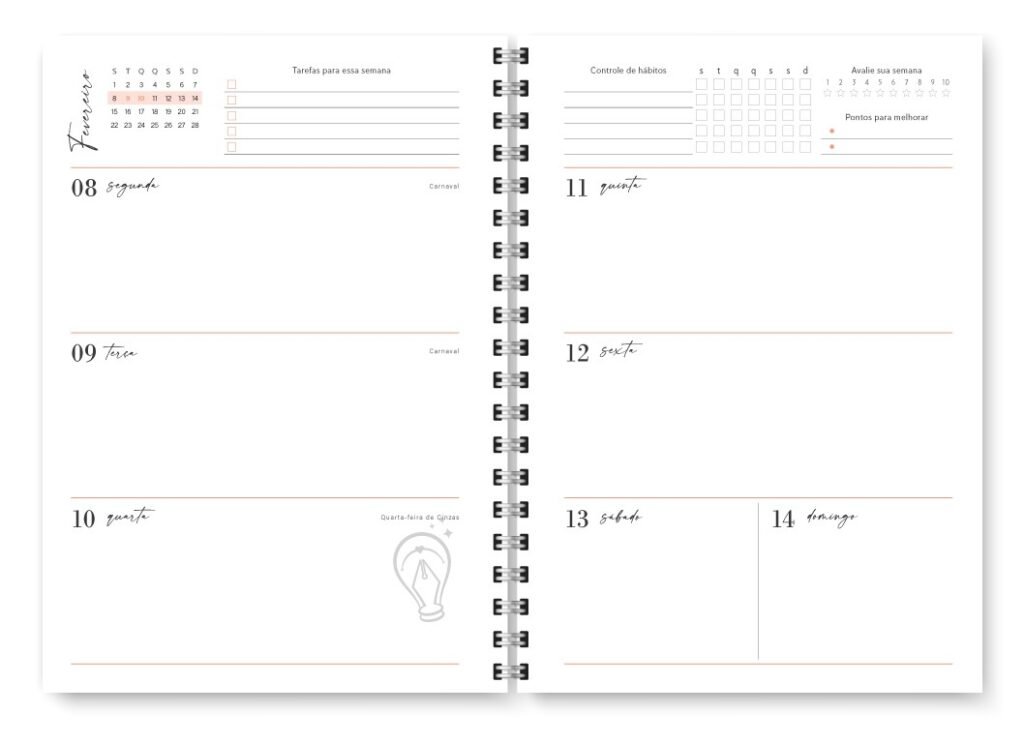 Miolo Planner Joy 2027 (Trilha de Papel) - Imagem 8