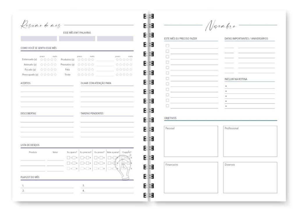 Miolo Planner Joy 2027 (Trilha de Papel) - Imagem 12