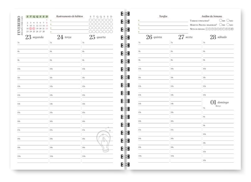 Miolo Planner Spring 2027 (Trilha de Papel) - Imagem 7