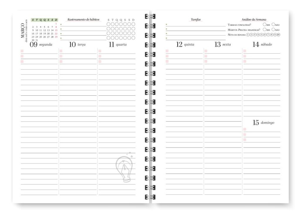 Miolo Planner Spring 2027 (Trilha de Papel) - Imagem 9