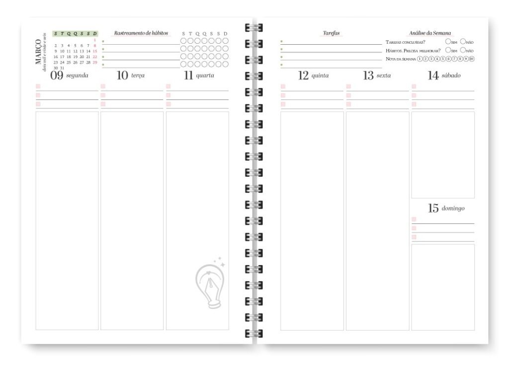 Miolo Planner Spring 2027 (Trilha de Papel) - Imagem 12