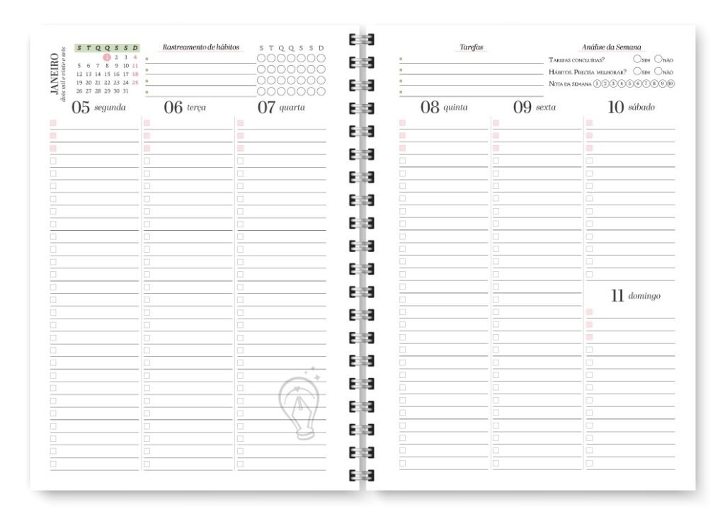 Miolo Planner Spring 2027 (Trilha de Papel) - Imagem 6