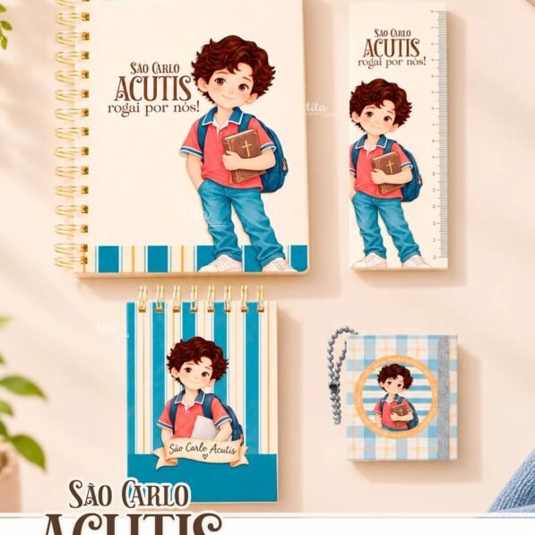 Santos – São Carlo Acutis – Encadernação (Tita)