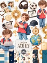 Santos - São Carlo Acutis - Ilustrações (Tita)