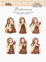 Santos - Santa Teresinha do Menino Jesus - Ilustrações (Tita) - Imagem 5