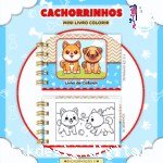 Cachorrinhos - Mini Livro Colorir (Lina)