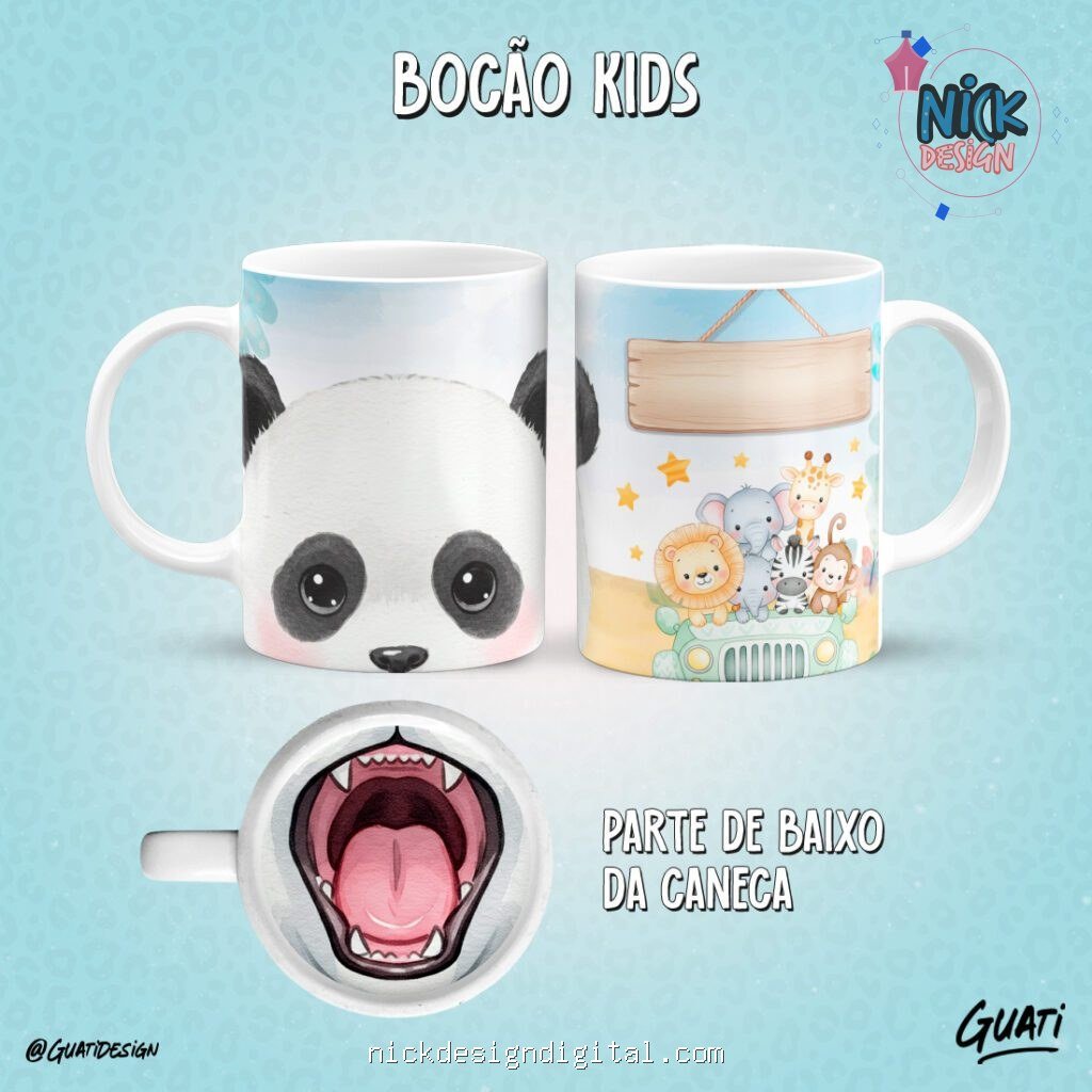 Bocão Kids - Artes para Caneca - Imagem 13