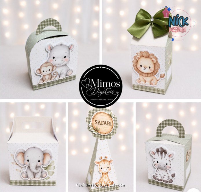 Safari Baby - Kit Festa Pronta - Imagem 1