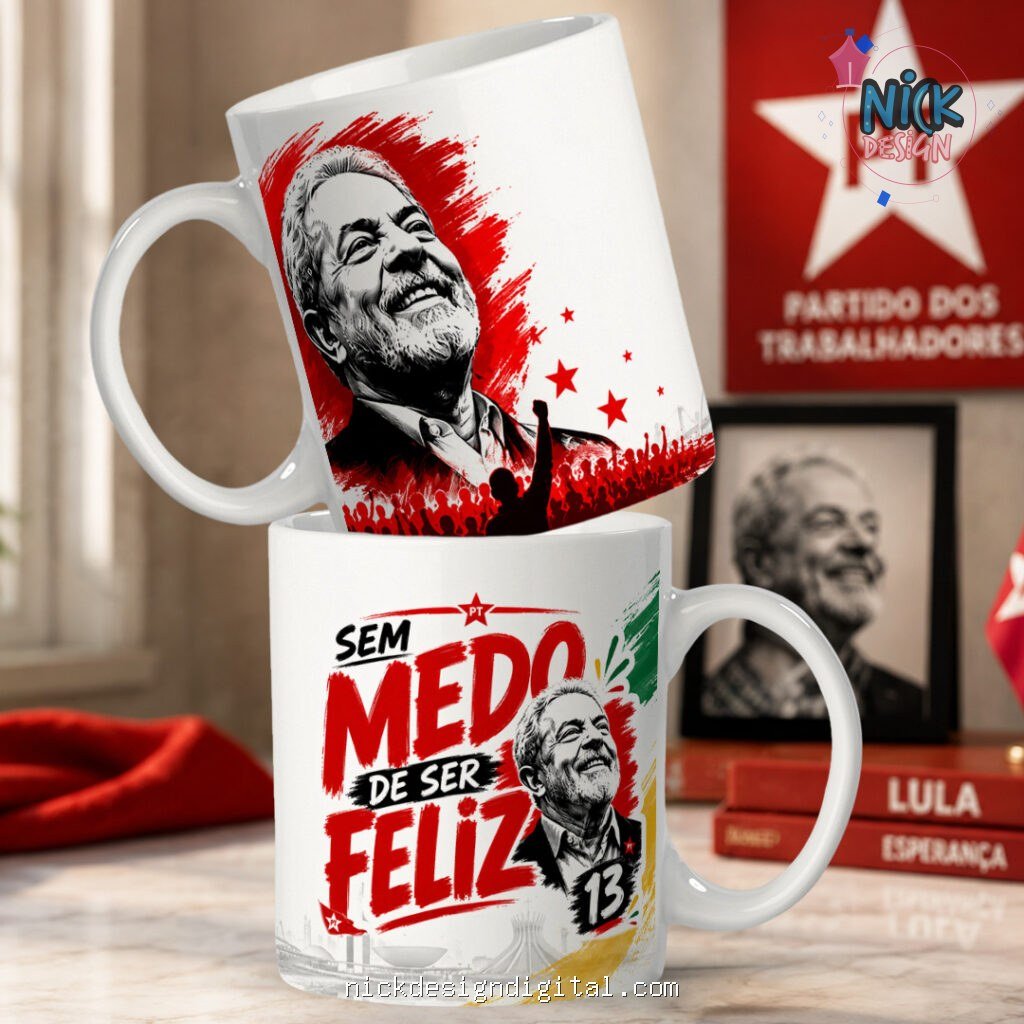 Política Lula - Artes Caneca - Imagem 8
