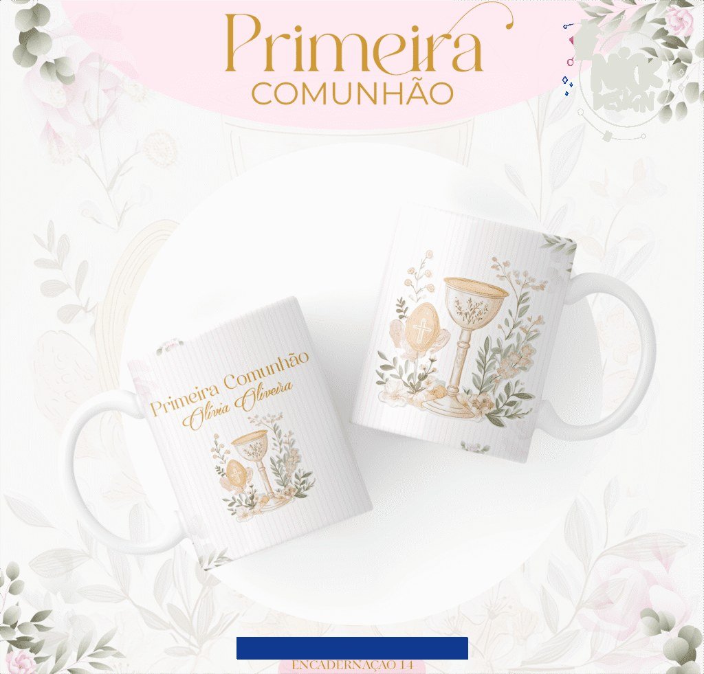 Kit Primeira Comunhão Menina (Lina) - Imagem 7