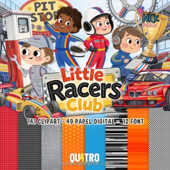 Little Racers Club – Kit Digital