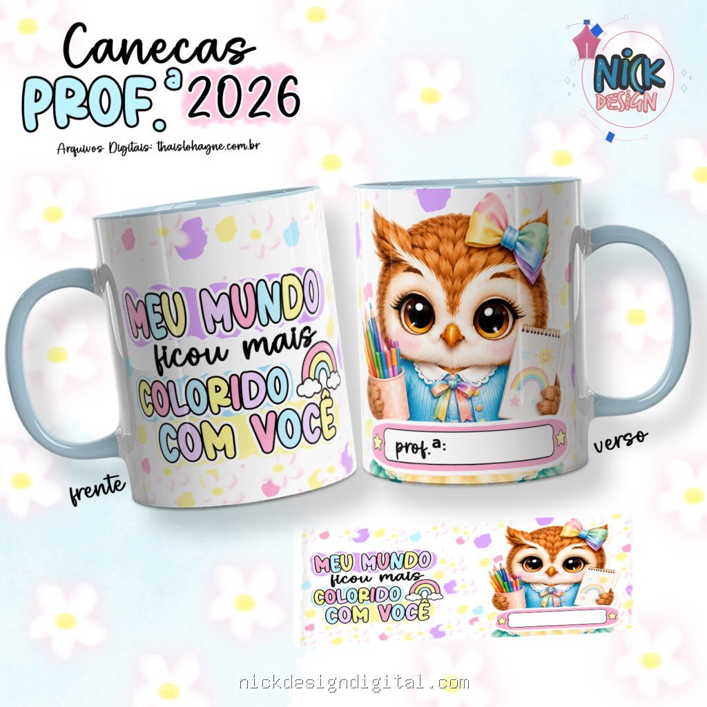 Corujinhas 2026 - Dia dos Professores - Versão Feminina (PRÉ-VENDA) - Imagem 5