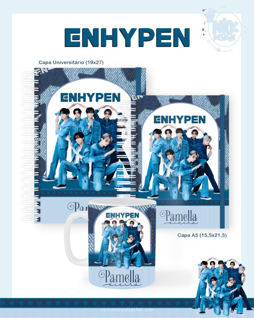 Enhypen - Escolar Teen Adulto (Pamella)
