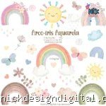 Arco-Íris Aquarela