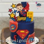 Superman - Topo de Bolo