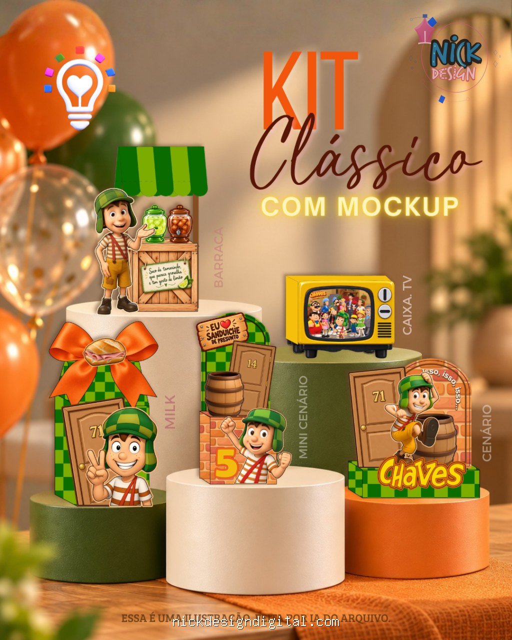 Chaves - Kit Festa Pronta - Imagem 1