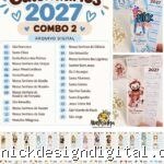 COMBO 2 Calendários 2027 - Santinhos