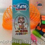 Card fini a vida com Jesus é doce
