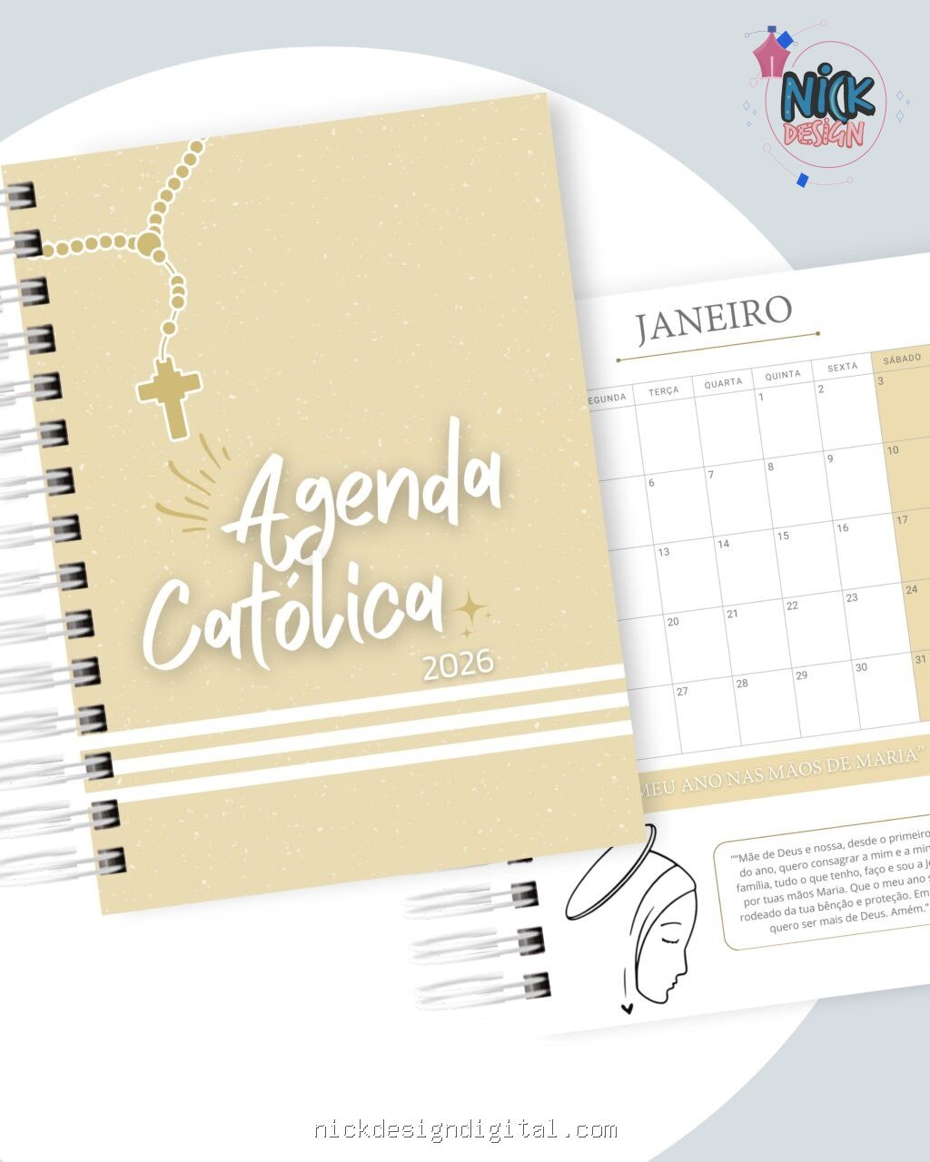Agenda Católica 2026 (Abelhinha) - Imagem 11