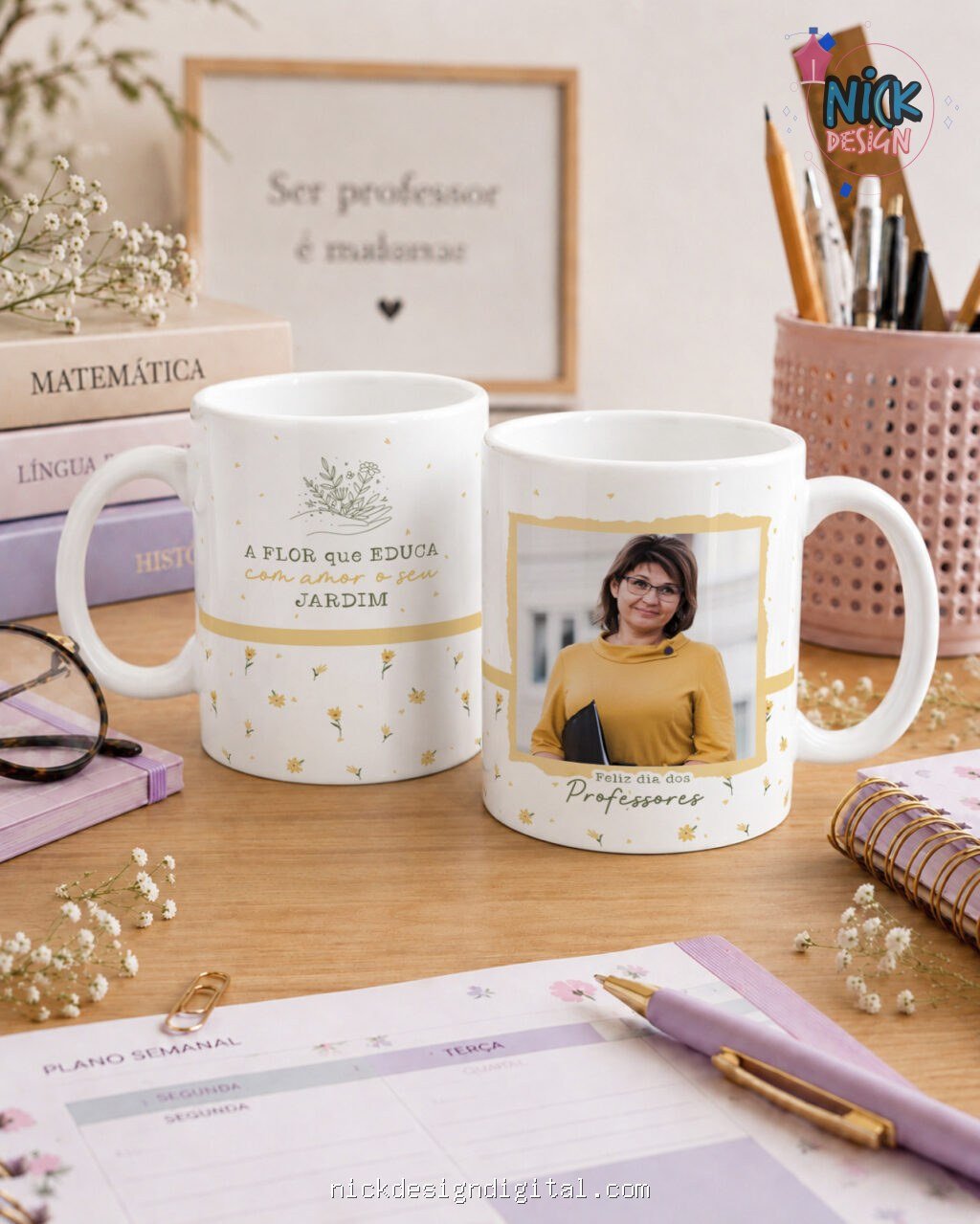 Kit Caneca Professores V7 COM FOTO - Imagem 8